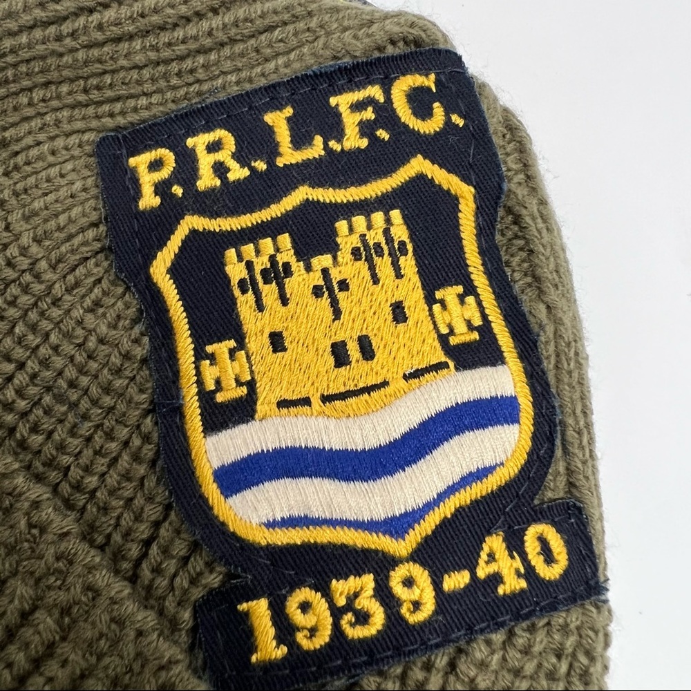 Polo Ralph Lauren Tiger Patch Naval Tailors Knit Beanie Hat - Picture 11 of 13